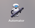 Automatorでサービス登録