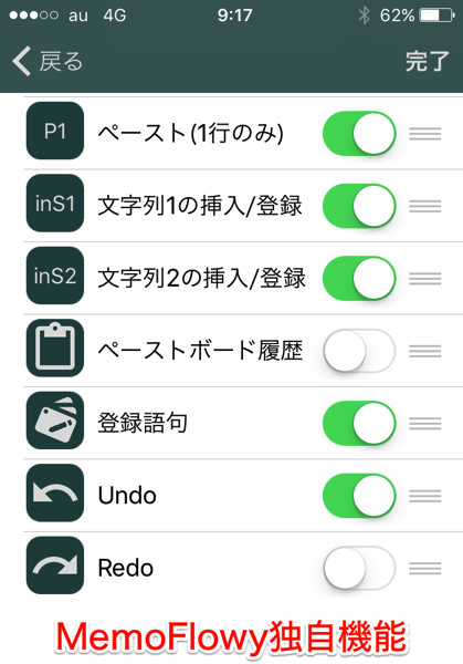 MemoFlowydokuji機能系