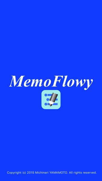 MemoFlowyのsplash